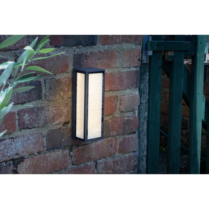 Dar Arham ARH2139 Exterior 9W LED Wall Light In Anthracite Finish - IP65