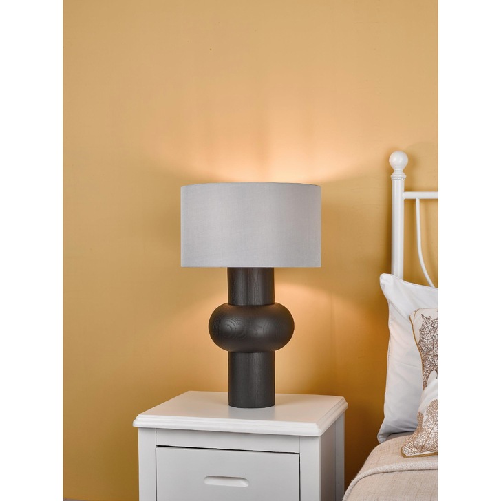 Dar Arran Black Table Lamp - Base Only