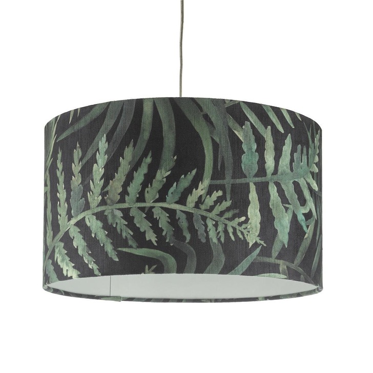 Dar Bamboo BAM6555 Small Easy Fit Shade In Green Leaf Print