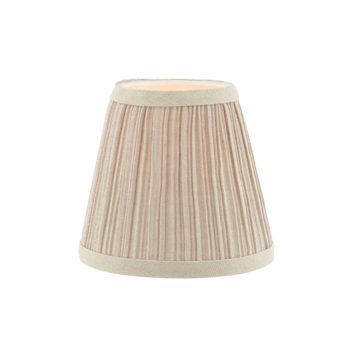 Dar Didina Natural Linen Tapered Drum Shade - 15cm