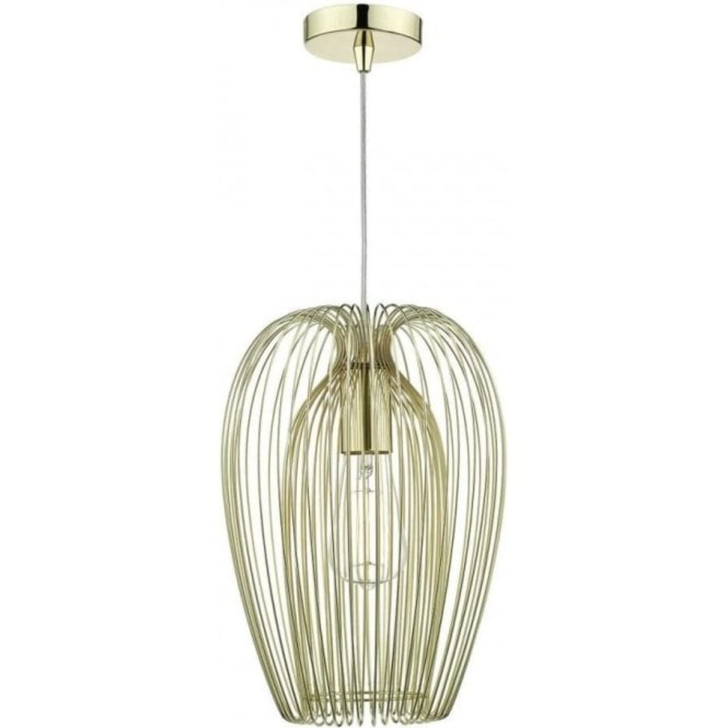 Dar Ero 1 Light Pendant Gold - Clearance
