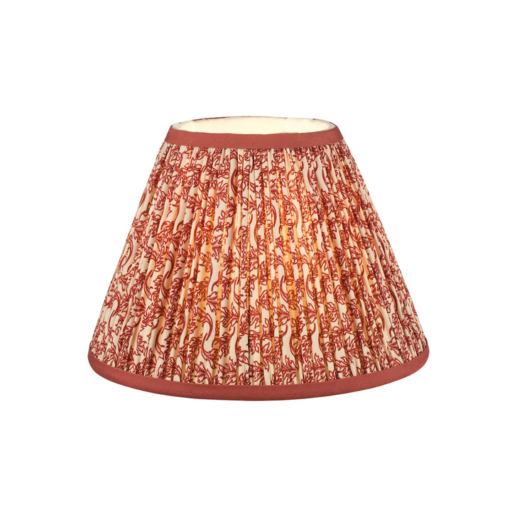 Dar Esther Red Cotton Empire Shade 25cm