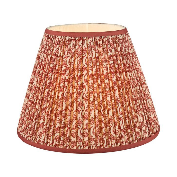 Dar Esther Red Cotton Empire Shade 35cm