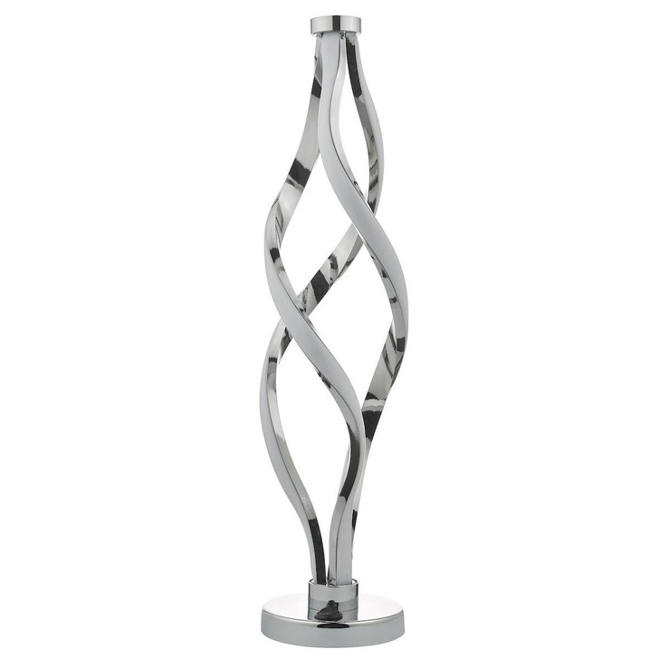 Dar Jive JIV4268 LED Table Lamp In Polished Chrome Finish