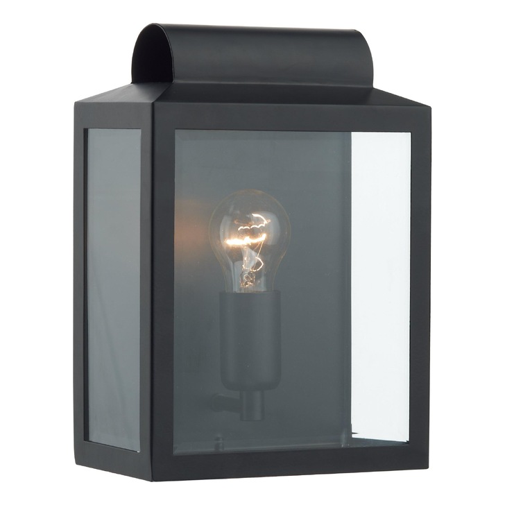 Dar Notary NOT2122 Matt Black Finish Exterior Wall Light - IP44