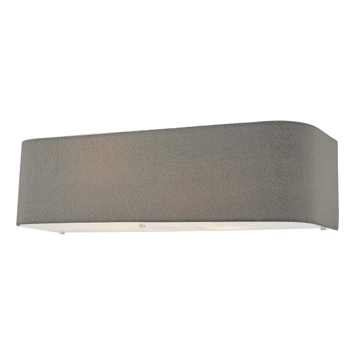 Dar Ronda 2 Light Wall Light Grey