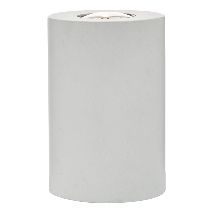 Dar Tedrick TED412 Satin White Table Lamp