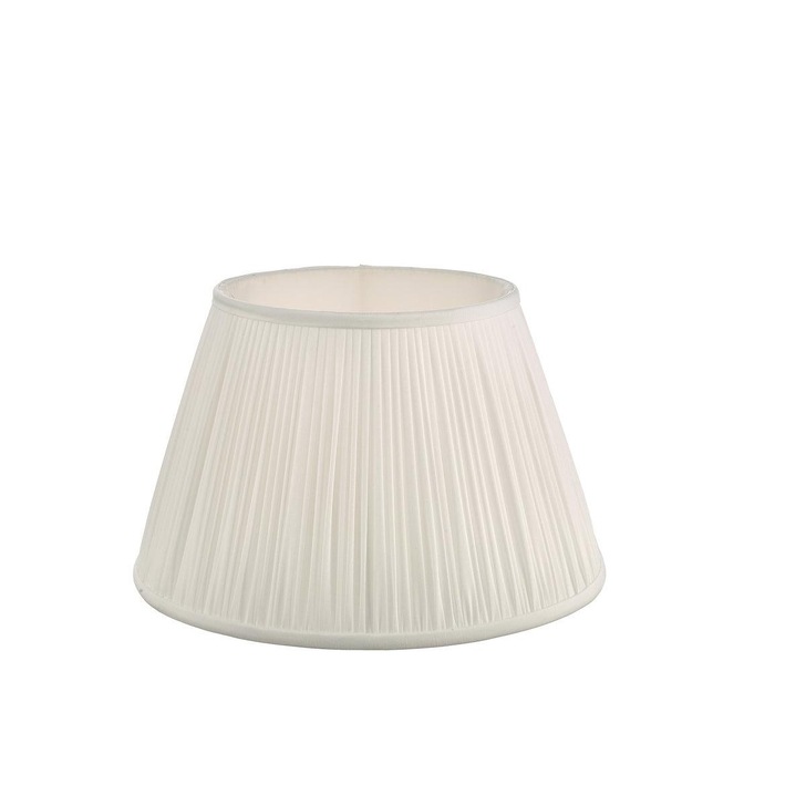 Dar Ulyana ULY1415 35cm Pleated Ivory Shade