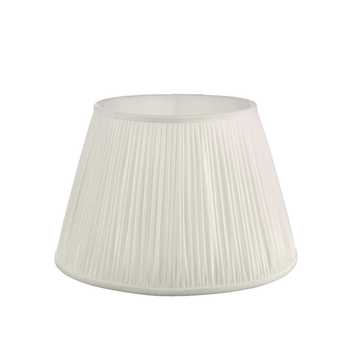 Dar Ulyana ULY1615 40cm Pleated Ivory Shade