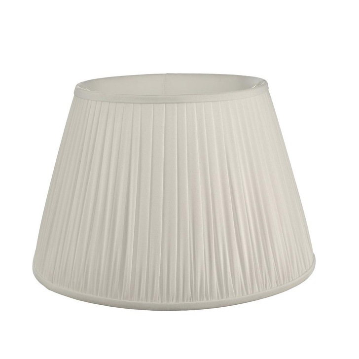 Dar Ulyana ULY1815 45cm Pleated Ivory Shade