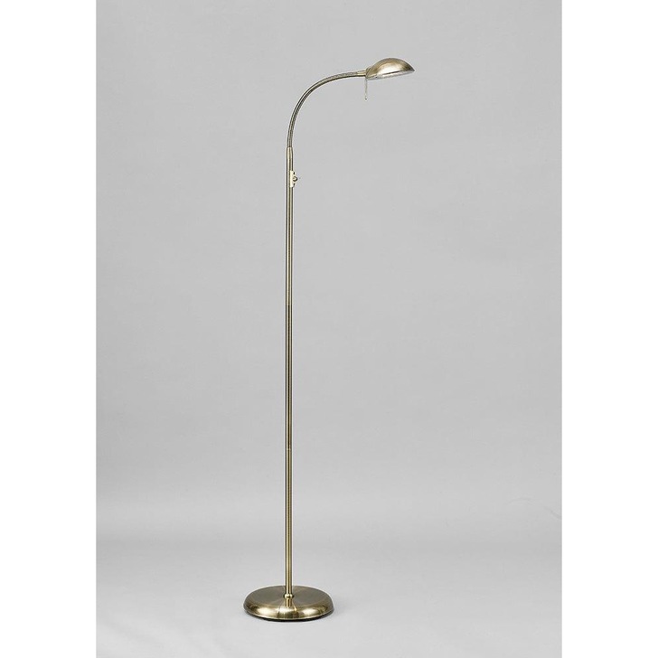 Deco Bamberg D0121 Antique Brass Flexible Floor Lamp