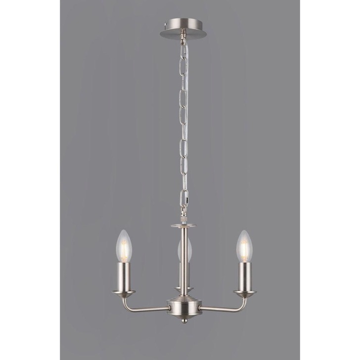 Deco Banyan D0356 Satin Nickel 3 Light Pendant