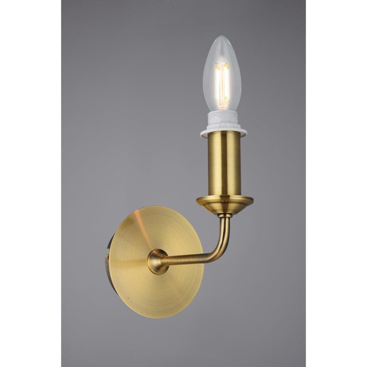 Deco Banyan D0361 Antique Brass Single Wall Light