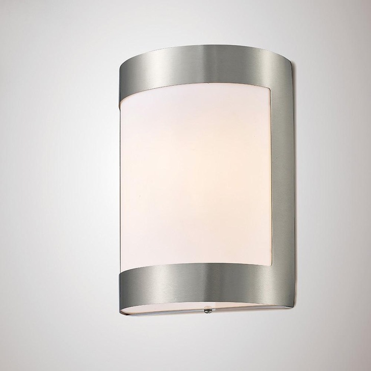 Deco Clayton D0078 Stainless Steel Exterior Flush Wall Light - IP44