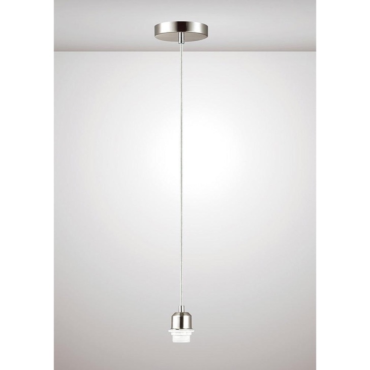 Deco Dreifa D0179 Satin Nickel With Clear Cable Ceiling Suspension Kit