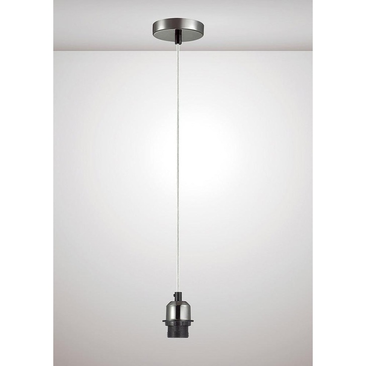 Deco Dreifa D0180 Black Chrome With Clear Cable Ceiling Suspension Kit