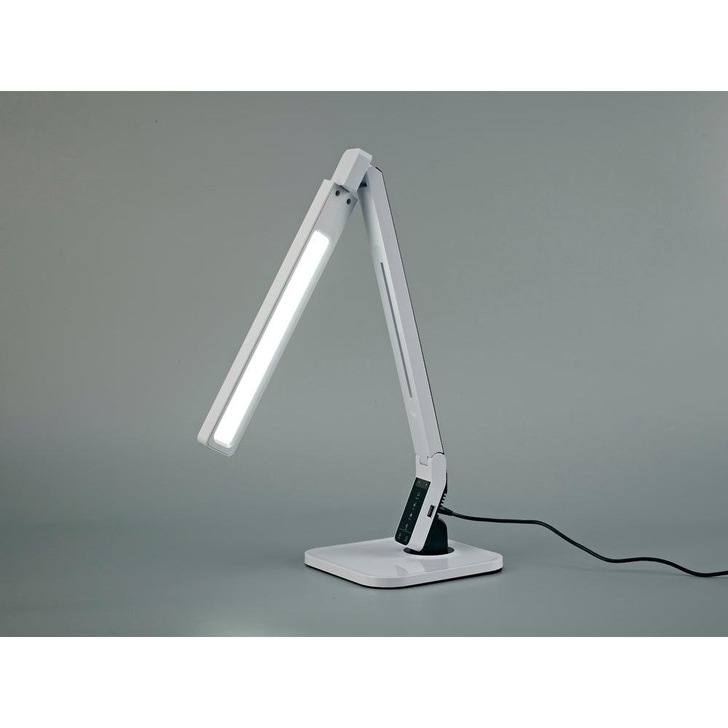 Deco Lido D0248 White LED Table Lamp Complete With USB Charging Port - 3300K/4200K/5300K/6200K