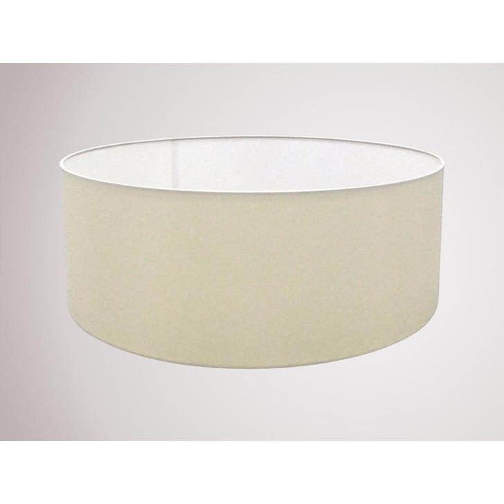 Deco Sigma D0276 60cm Ivory Pearl Faux Silk Fabric Shade With White Laminate Inner