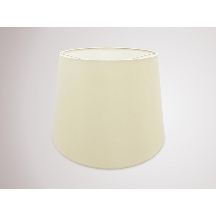 Deco Sutton D0300 45cm Ivory Pearl Faux Silk Fabric Shade With White Laminate Inner