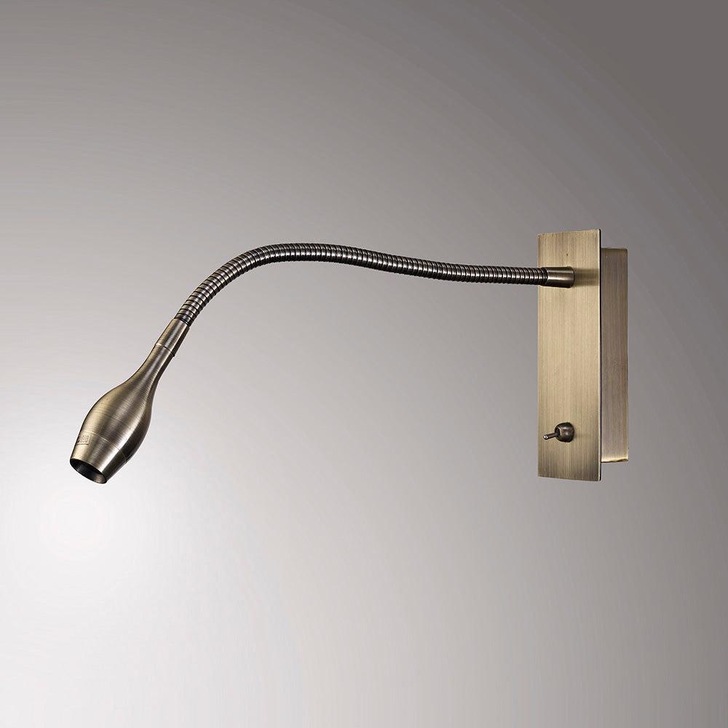 Deco Winslow D0183 Antique Brass LED Flexible Wall Light