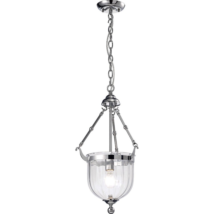 Diyas Aubrey IL31071 Polished Chrome Single Pendant