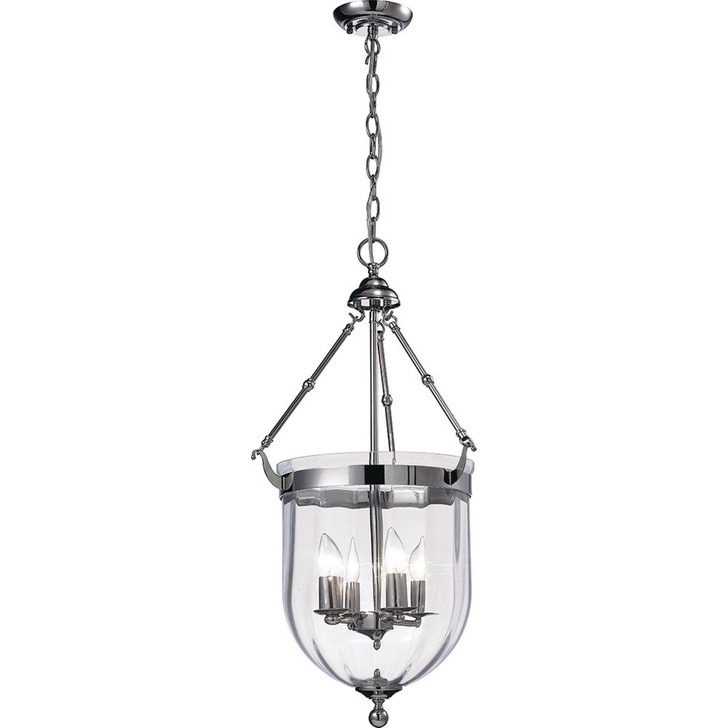 Diyas Aubrey IL31073 Polished Chrome 4 Light Pendant