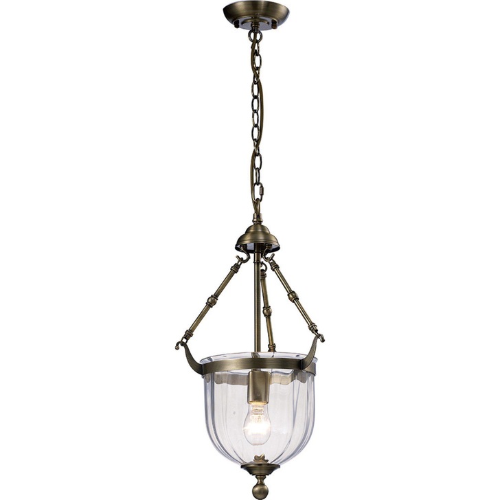 Diyas Aubrey IL31075 Antique Brass Single Pendant