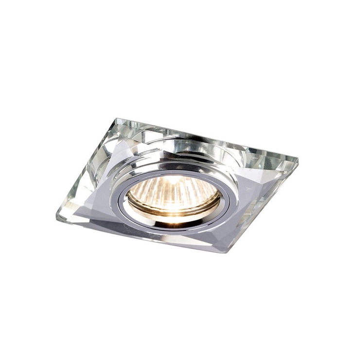 Diyas IL30812CH Chamfered Square Crystal Recessed Downlight