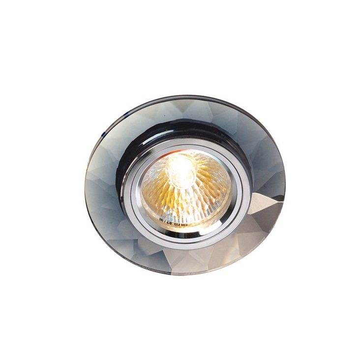 Diyas IL30816CH Chamfered Round Crystal Recessed Downlight