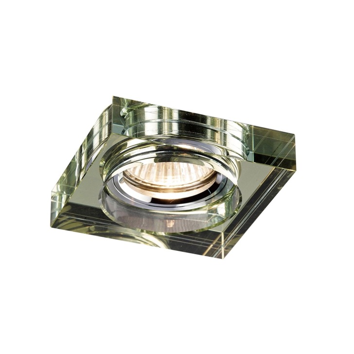 Diyas IL30822WI Square White Wine Crystal Recessed Downlight