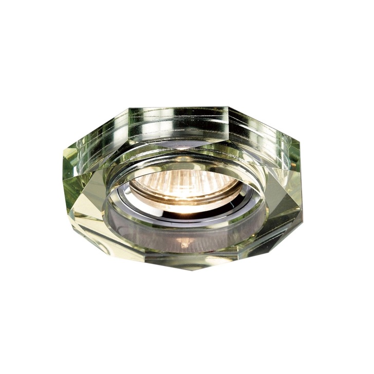 Diyas IL30823WI Hexagonal White Wine Crystal Recessed Downlight