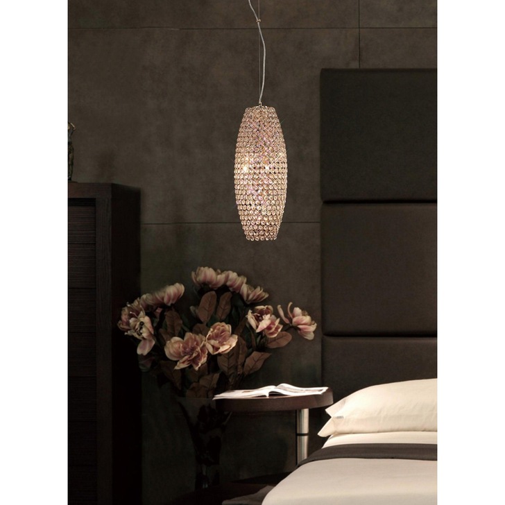 Diyas Kos IL30765 French Gold 4 Light Crystal Pendant