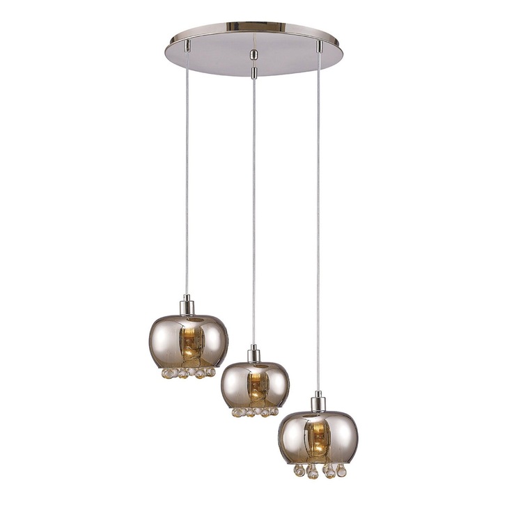 Diyas Pandora IL31601 Polished Chrome 3 Light Pendant