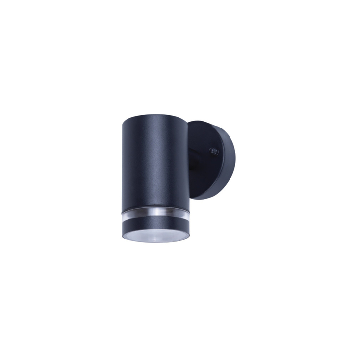 Downward Facing Outdoor Wall Light In Black - IP65