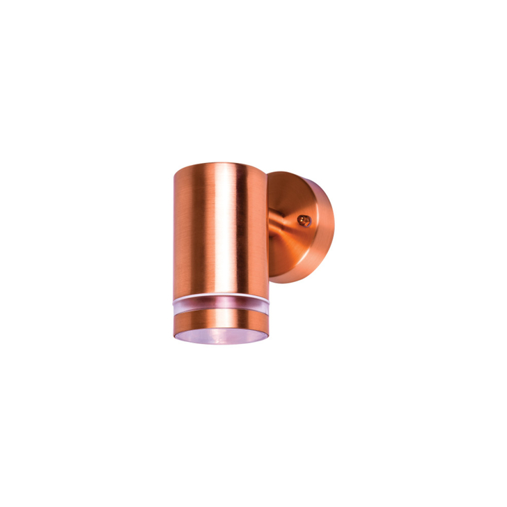 Downward Facing Outdoor Wall Light In Copper - IP65