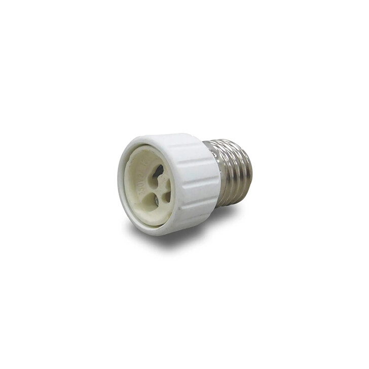Elements E27 to GU10 Lamp Socket Converter White