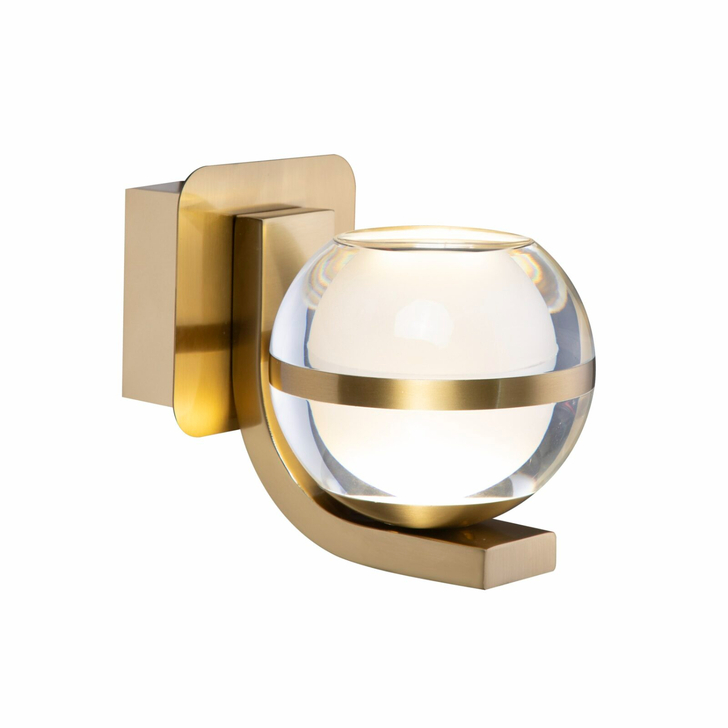 Everly Gold Led 1 Light Single Wall Light - 3500K