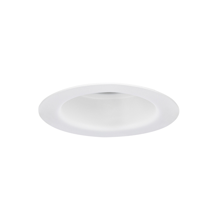 Evofire Midi Ultra Slim 85mm White Recessed Fixed Fire Rated Ip65 Downlight With Insulation Guard - 70mm Cut Out  - Gu10
