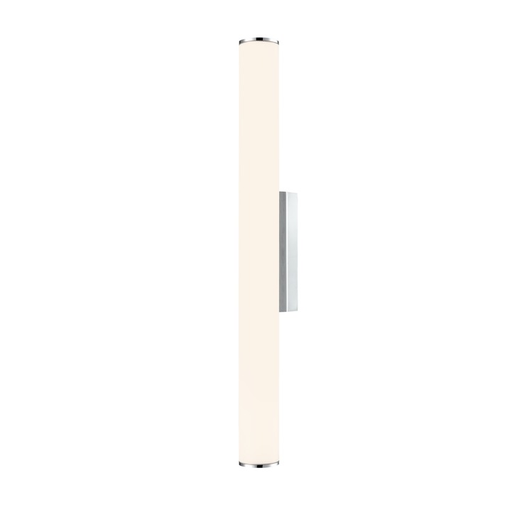 Franklite Baton Medium Chrome Bathroom Led Wall Light Complete With Opal Acrylic Diffuser - IP44 - 3000K - Dimmable - 525mm