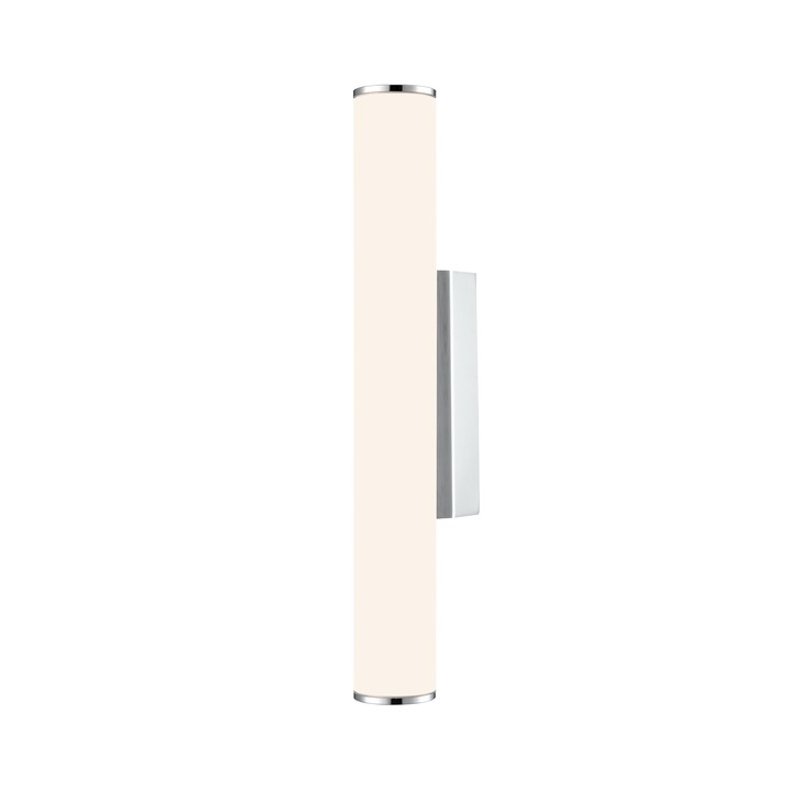 Franklite Baton Small Chrome Bathroom Led Wall Light Complete With Opal Acrylic Diffuser - IP44 - 3000K - Dimmable - 365mm