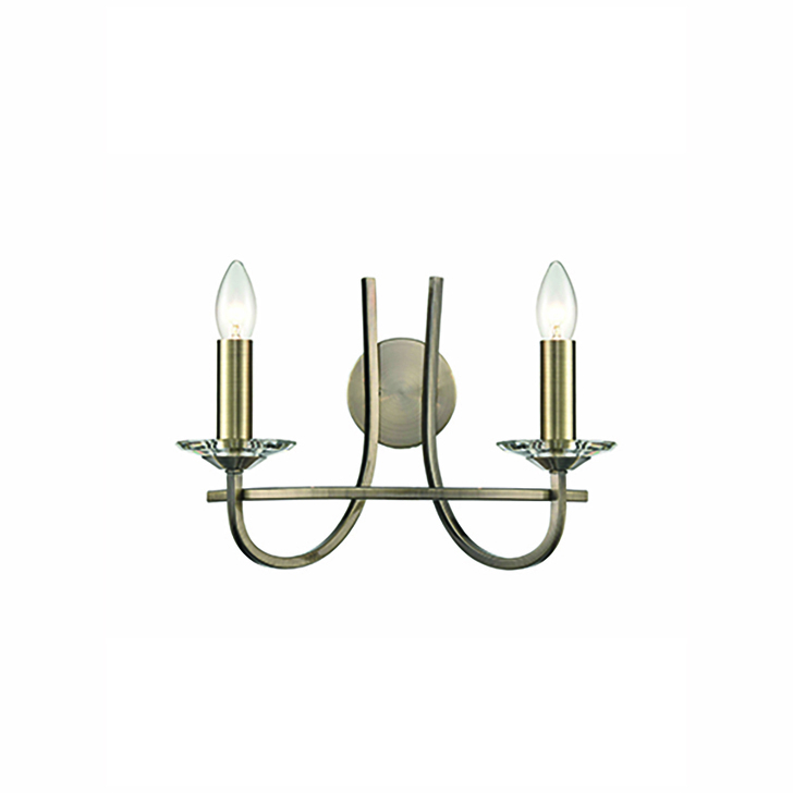 Franklite Carousel Bronze Double Wall Light