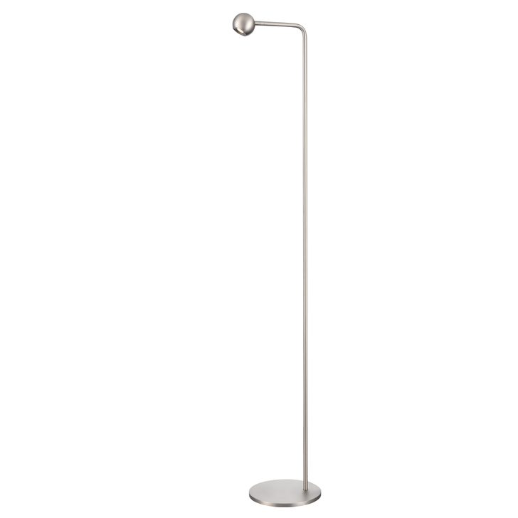 Franklite Iris Satin Nickel Led Adjustable Standard Reading Lamp - 3000K