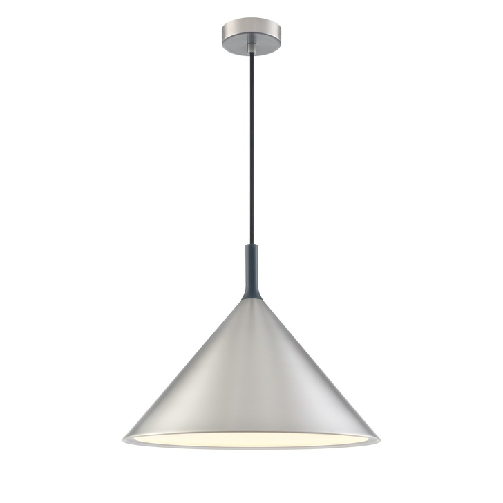 Franklite Joy Large Single Pendant In Satin Nickel