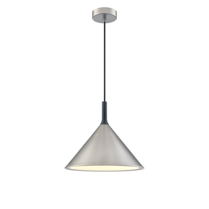 Franklite Joy Small Single Pendant In Satin Nickel