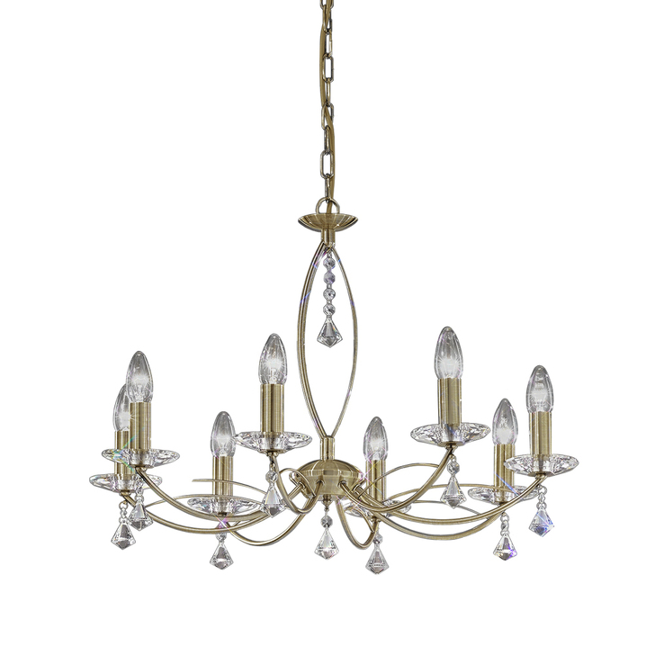 Franklite Monaco Bronze 5 Light Chandelier