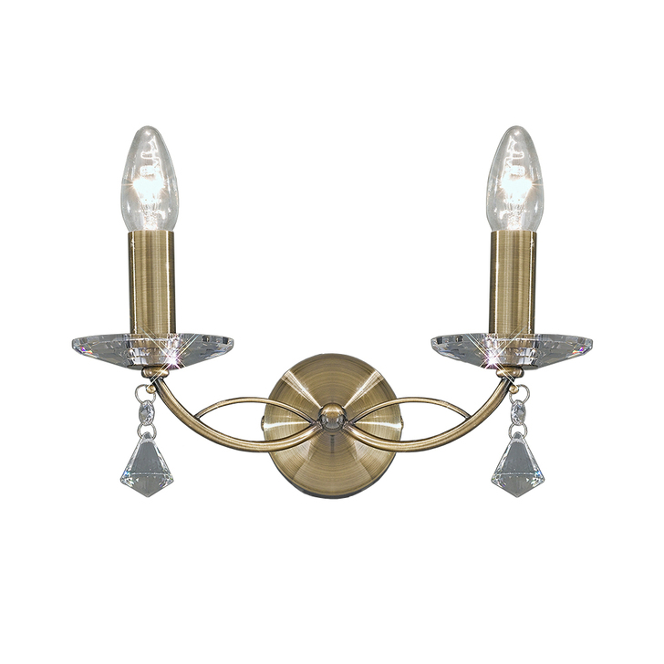 Franklite Monaco Bronze Double Wall Light