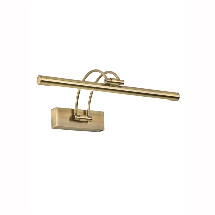 Franklite Nouveau Bronze Single Arm Adjustable Dimmable Led Picture Light - 380mm - 3000K