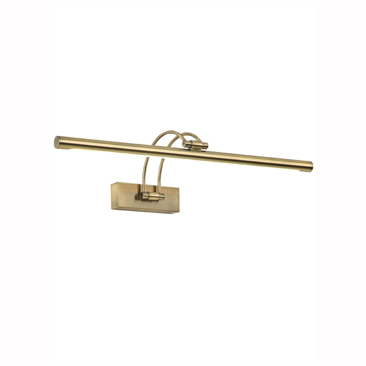 Franklite Nouveau Bronze Single Arm Large Adjustable Dimmable Led Picture Light - 540mm - 3000K