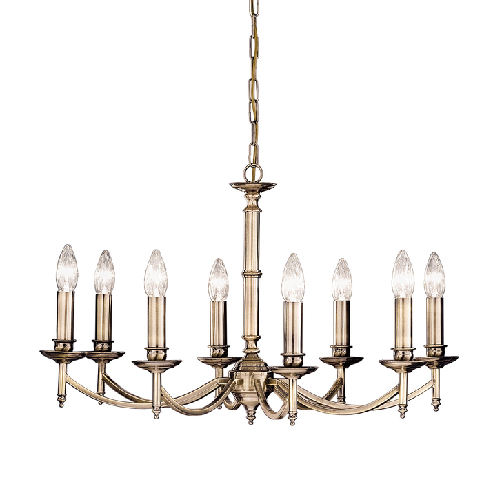 Franklite Petrushka Bronze 8 Light Chandelier