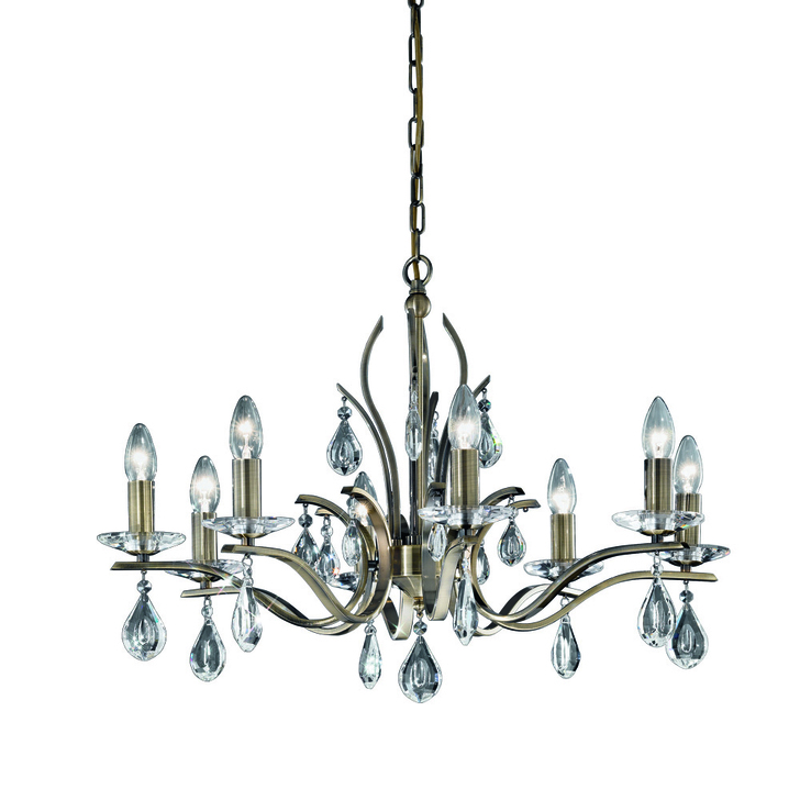 Franklite Willow 8 Light Chandelier In Bronze